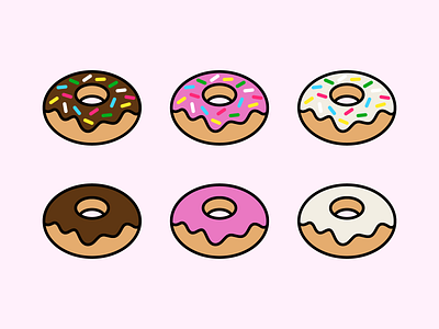 Donuts cartoon design donuts food graphic graphic design illustration illustrator svg vector