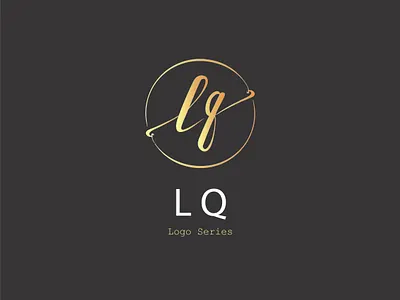 LQ Logo Series background illustration l l letter l letter logo lettering logo logo design q letter vector