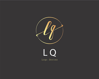 LQ Logo Series background illustration l l letter l letter logo lettering logo logo design q letter vector