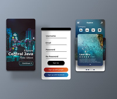 explore app adobe xd exploreapp learndesign travel