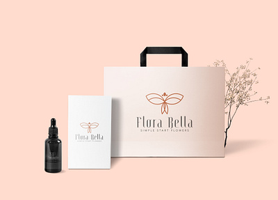 Fashion Brand Logo brand brand identity branding cosmetics logo fashion fashion logo floral logo flower logo logo logo design logo mark mark nature