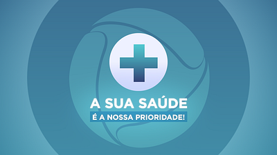 A Sua Saúde É A Nossa Prioridade design health logo medical record tv record tv