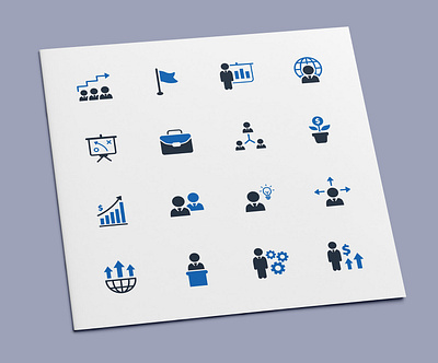 Business Management Icons business businessman finance group icon icon design icon set icons leader leadership management manager team teamwork