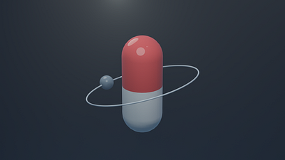 Pill Planet 3D_2 3d art blender3d illustration render