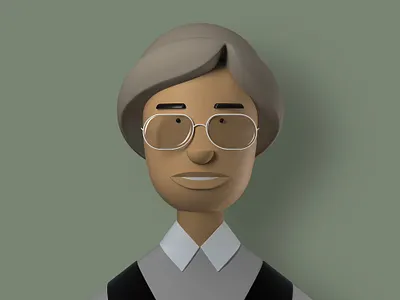 Rosa Parks 3d character 3d illustration character illustrator parks portrait rosa rosa parks woman