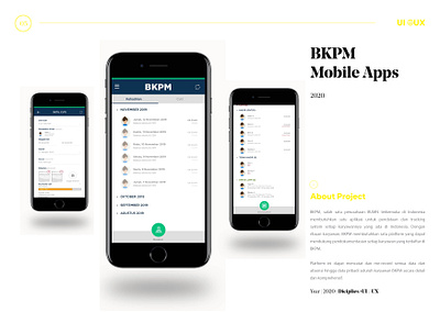 BKPM Mobile Apps ui user interface ux