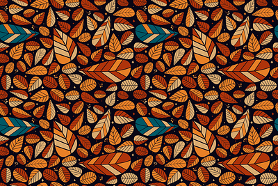 Autumn Leaves Pattern autumn leaf leaves pattern warm