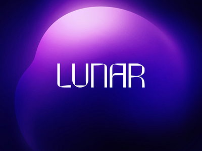 Lunar - Branding brand brand identity branding custom type logo logo design logo mark logotype luxurious mark minimal modern wordmark
