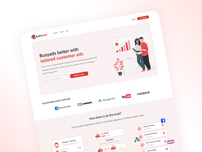 Adsenses landing page 2020 trends digital marketing digital marketing agency landing page landing page design online marketing seo servies uiux web design