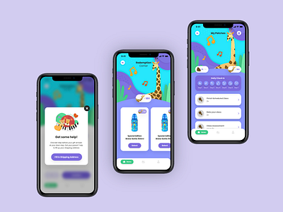 String Soul | Online piano practice app for kids - UI Design animal app design illustration ios iphone kids kids app learning app mobile app piano ui ux