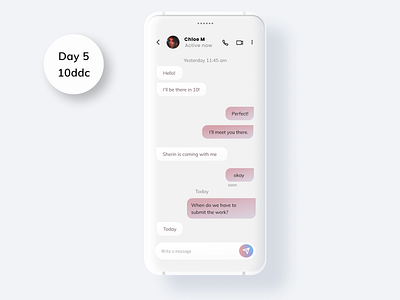 Day 05 of 10 days design challenge. 10ddc design ui ui design