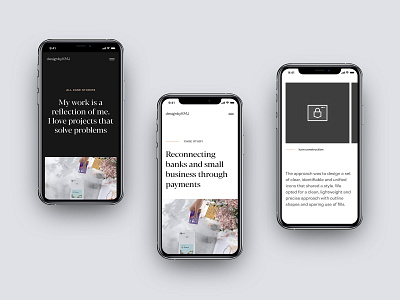 Portfolio | Mobile layouts design layout portfolio ui ui design uidesign visual design