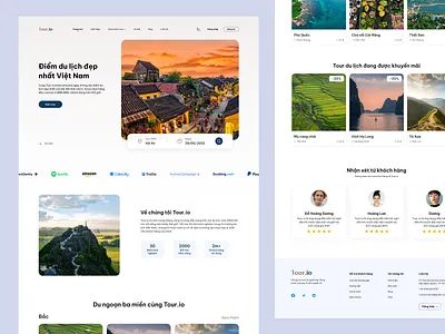 Tour.io - Travel branding design flat graphic design logo minimal typography ui ux