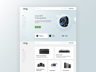 Smart Devices design landing landing page ui ux