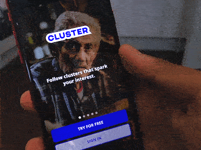Cluster onboarding and sign up onboarding flow sign up screen ui