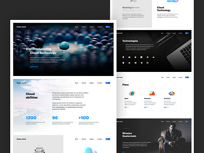 IT company landing page design landing design landing page ui ux