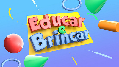 Educar e Brincar branding design kids logo