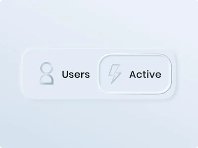 3D Touch with Neumorphic Tabs 3d aftereffects animation app clean concept design figma illustration ios minimal neumorphic prototype tab view ui ux web