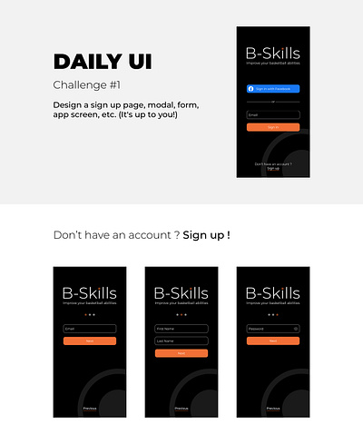 Daily UI 001 - Sign up form daily ui dailyui1 signup signupform