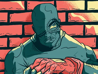 Vivar boxing character comic comic art comic book drawing illustration pahito