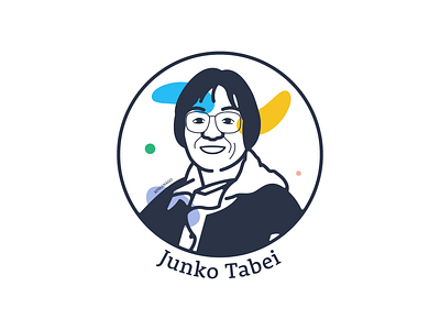 Junko Tabei 2d art face graphic design iconic iconic women illustration junko tabei mountaineer mountaineering women