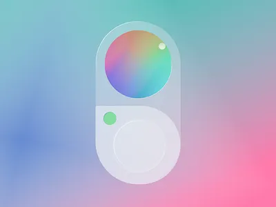 Color Selector 3020 color colorful concept glass graphic design neumorphic neumorphism product design ui ux visual design