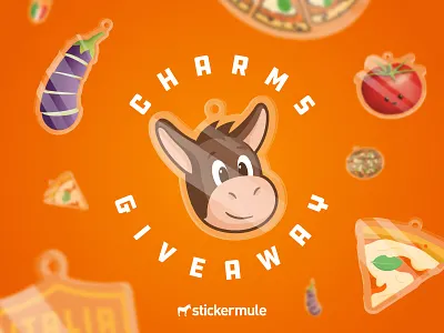 Giveaway! Free charms charms contest free giveaway jewelry keychains playoff sticker mule stickermule