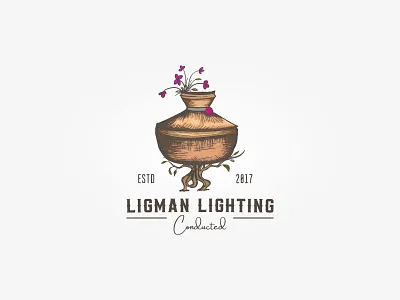 vintage logo design a b c d e f g h i j k l m n brand agenecy brand identity branding design hand drawn logo illustration lamp light lighting logo logo design logodesign modern logo old logo vintage vintage logo