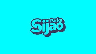 Sijao Parks branding design flat logo minimal vector