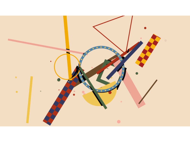 Color, size and shape 2d after effects animation gif graphic design motion graphics