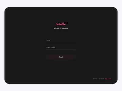 Dark Dribbble #CreateWithAdobeXD animation animation 2d animations app app design clean dark dark app dark ui dribbble dribbble redesign interaction minimal mobile app product design redesign sign in sign in ui sign up sign up ui