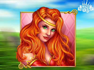 Irish Fairy as a slot symbol fairy slot fairy symbol fairy symbol design gambling game art game design irish irish fairy irish girl irish slot irish slot game irish themed design itish themed itish themed art