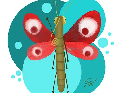 A Butterfly book children book illustration design illustration illustrator typography