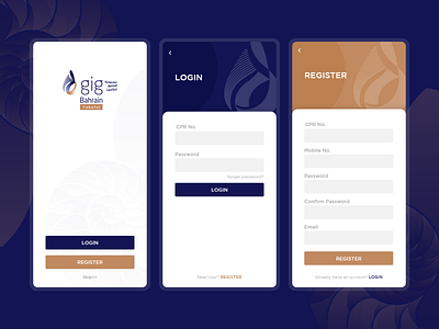 Login & Signup - UI Screens create account createwithadobexd dribbble best shot login login design login form login page login screen register form register page registration page signup signup form signup page signup screen signupform ui ui design uidesign uiux