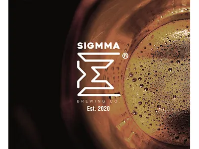 SIGMMA® BREWING CO. - Brand Identity | July 2020 | branding design flat logo minimal