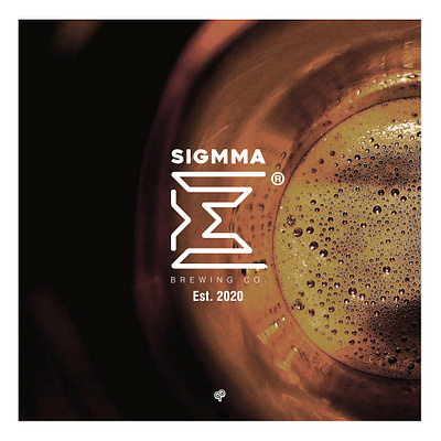 SIGMMA® BREWING CO. - Brand Identity | July 2020 | branding design flat logo minimal