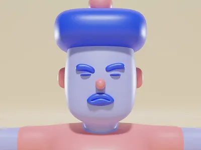 Face Rig 3d 3d animation 3d art animated animation blender blender3d cartoon character facial expressions game lowpoly rig video game