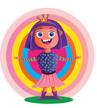 girl ilustration adobe ilustrator design illustration