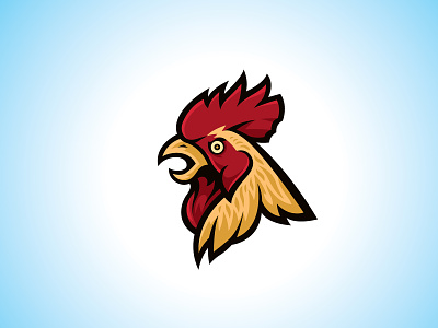 The Rooster branding design farm illustration illustrator logo rooster vector