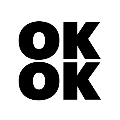 OKOK logo audivisual hellopanos logo music typography