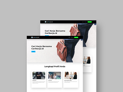 Home Page Carikerja.id branding desaingrafis design design app design grafis designer designweb figma minimal uiux userinterface web web design webdesign webdesignagency webdesigner webdesigning webdesigns website website design