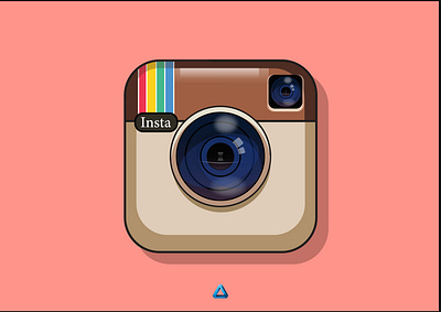 Old Instagram Logo adobe adobe illustrator animation art artist creative creative design design illustration instagram instagram template logo vector