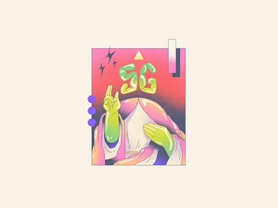 Illustration II for Retina Magazine - August 2020 character color design dribbble illustration shapes