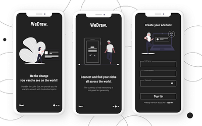 daily UI 001 app branding dailyui dailyui001 design illustration minimal typography ui ux vector