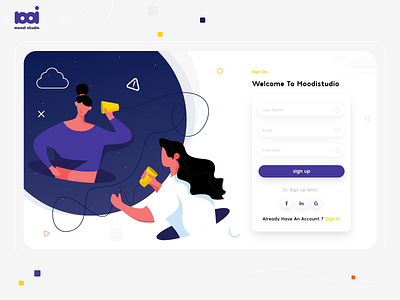 Sign up Form adobe xd clean creative design dribbble illustrator minimal sign in signup ui design uiux userinterface ux design web design