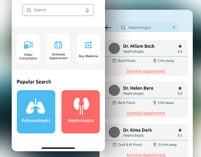 MedicalApp app design medical medicalapp ui