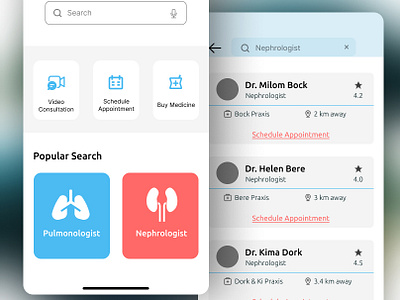 MedicalApp app design medical medicalapp ui