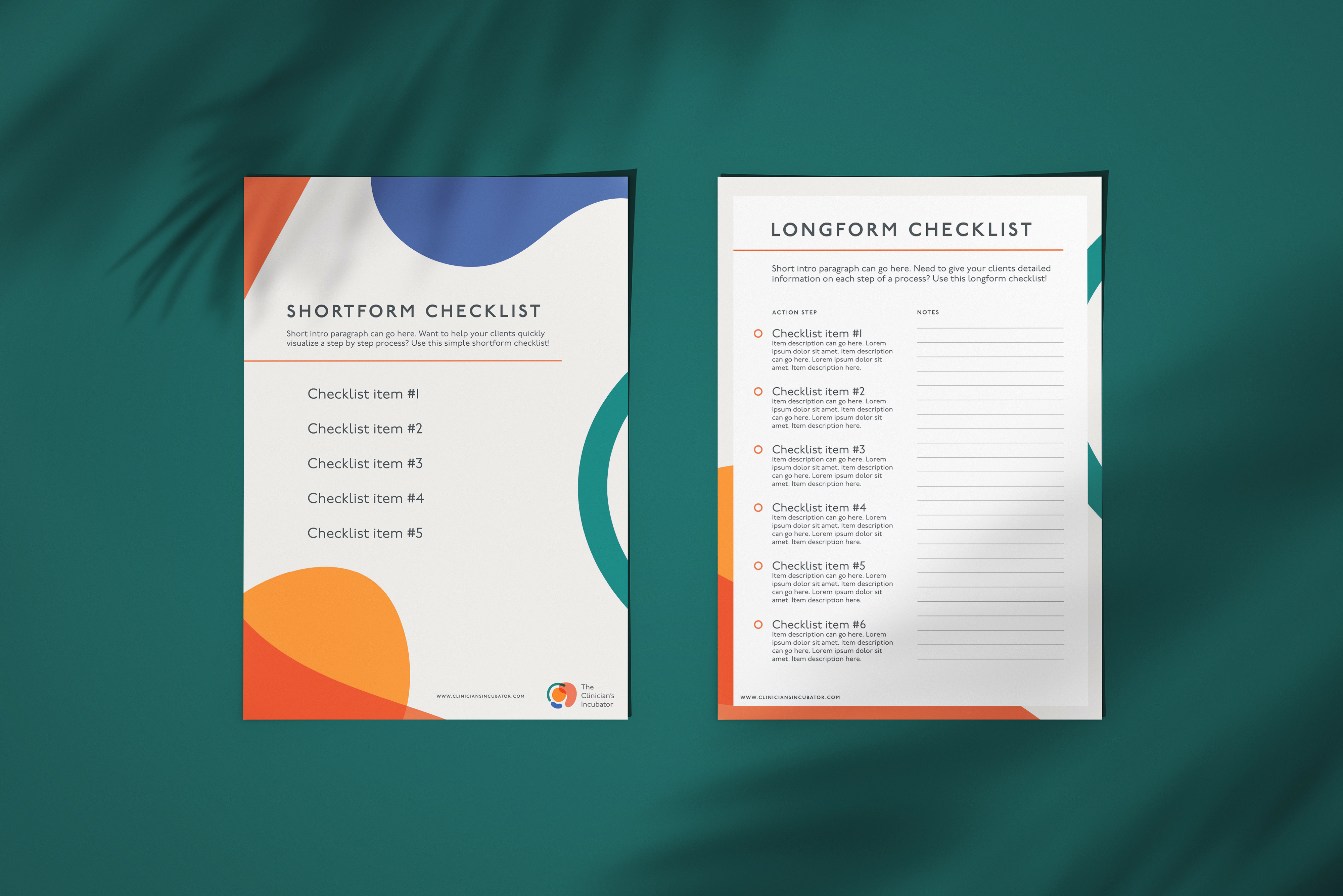 Example of Clinician's Incubator Brand Identity