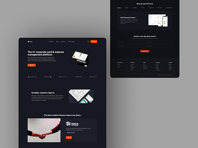 Divvy Website Redesign business design transactions ui ux website