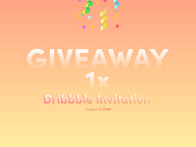 Daily UI Challenge #097 - Giveaway daily ui daily ui 97 daily ui challenge dribbble dribbble invite giveaway ui ui design